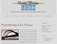 Tablet Screenshot of emilybridge.com